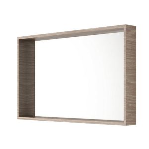 Orabella Infinity Large Wood Framed Rectangular Mirror 100x60 & 80x65