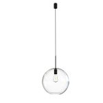 Modern 1-Light Glass Globed Shaped Pendant Ceiling Light Sphere XL