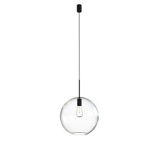 Modern 1-Light Glass Globed Shaped Pendant Ceiling Light Sphere XL 7846 Nowodvorski