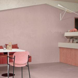Modern Pink Matt Resin Effect Wall Gres Porcelain Tile 60x120 6,5mm Res Art Cameo Fondovalle