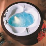 Acrilan Bahama Modern Round Freestanding Bath Tub 155×155 cm