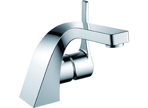 Orabella Wilger Modern Chrome Basin Mixer Tap with Click Clack Waste