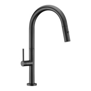 Imex Samoa Modern High Kitchen Mixer Tap with 2-Way Pull Out Spray
