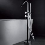 Chrome Floor Mounted Free-standing Bath Shower Mixer Imex Corcega BBEC01