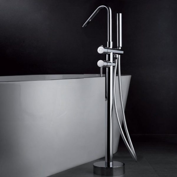 Imex Corcega BBEC01 Chrome Floor Mounted Free-standing Bath Shower Mixer