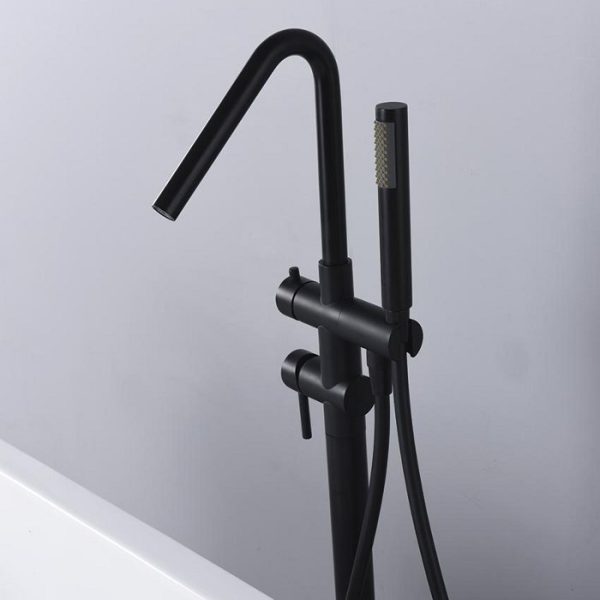 Imex Corcega BBEC01/NG Black Matt Floor Mounted Free-standing Bath Shower Mixer