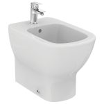 Ideal Standard Tesi Modern Floor-Standing Back to Wall Bidet with 1 Tap Hole 36×55,5