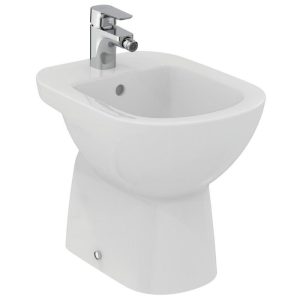 Ideal Standard Tempo Modern Floor-Standing Bidet with 1 Tap Hole 36x48,5