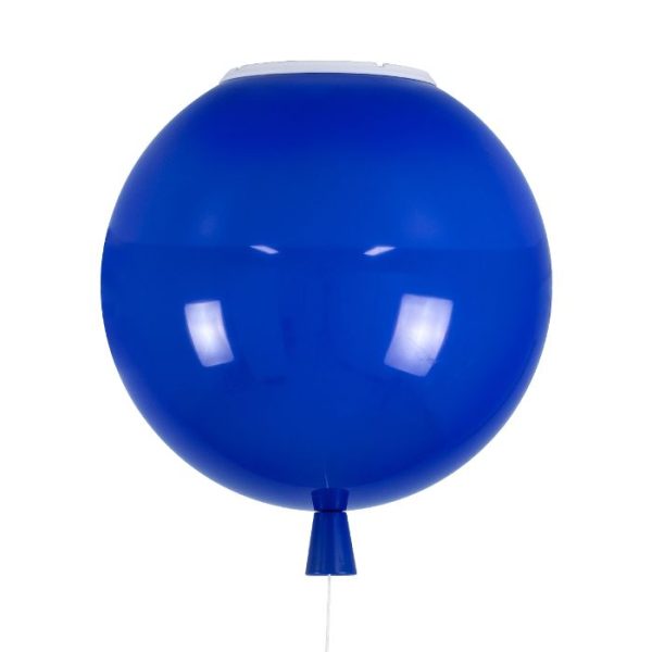 Φωτιστικα οροφησ πλαφονιερα για παιδικο δωματιο μπλε μπαλονι με κρεμαστο διακοπτη 00654 Balloon