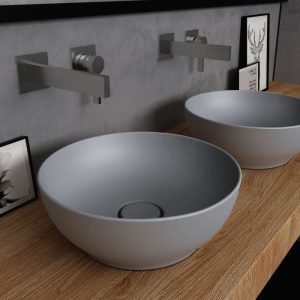 Orabella Trend 02 Italian Grey Matt Countertop Wash Basin Ø38