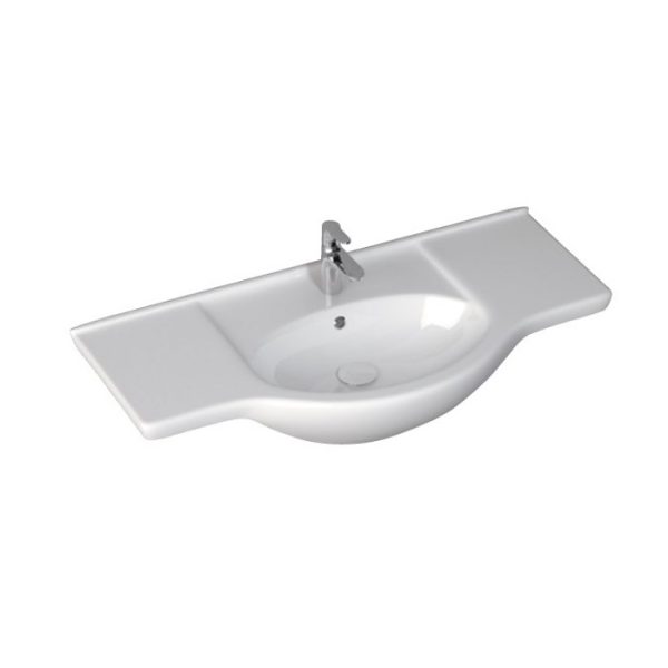 Unit mounted wash basin Flobali 105,5*50