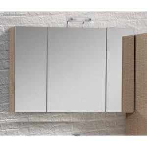 Flobali 90-105 3-Door Mirror Cabinet with Choice of Dimensions