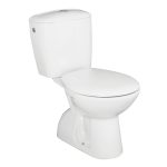 Roca Canto Vertical Curved Close Coupled Toilet with Seat SET 35,5x66,5