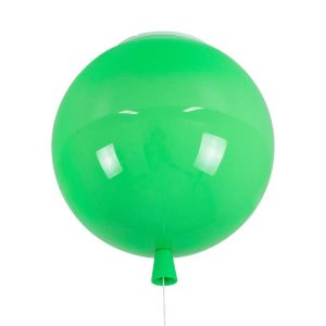 00653 Modern Green Balloon Shaped Kids Room Flush Mount Ceiling Light