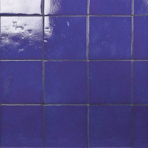 Blue Glossy Wall & Floor Porcelain Tile 36x36 Mare Nostrum Messina Natucer