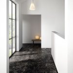 Black Rojaliya Glossy Marble Effect Wall & Floor Gres Porcelain Tile 60*120