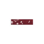 Fashion Carmin Κόκκινο Πλακάκι Κουζίνας Μπάνιου Στυλ Τουβλάκι Γυαλιστερό 7,5χ30