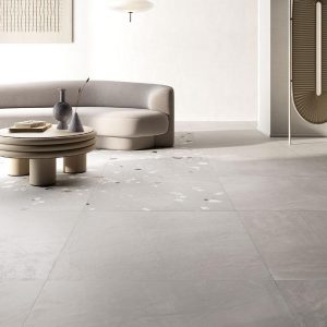 Fioranese Schegge Calce Matt Concrete Effect Floor Gres Porcelain Tile 90x90