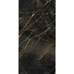 Wacom Forest Black Glossy Marble Effect Big Size Tile 60x120