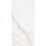 Diamond Gold White Glossy Marble Effect Wall & Floor Gres Porcelain Tile 60x120