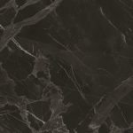 Etile Caravaggio Antracita Black Glossy Marble Effect Wall & Floor Gres Porcelain Tile 120×120