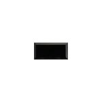 Bizoute Black Πλακάκι Τοίχου Κουζίνας Στυλ Metro Γυαλιστερό Μαύρο 10x20
