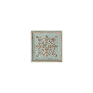 Gatsby Green Patchwork Patterned White Body Wall Tile 20x20