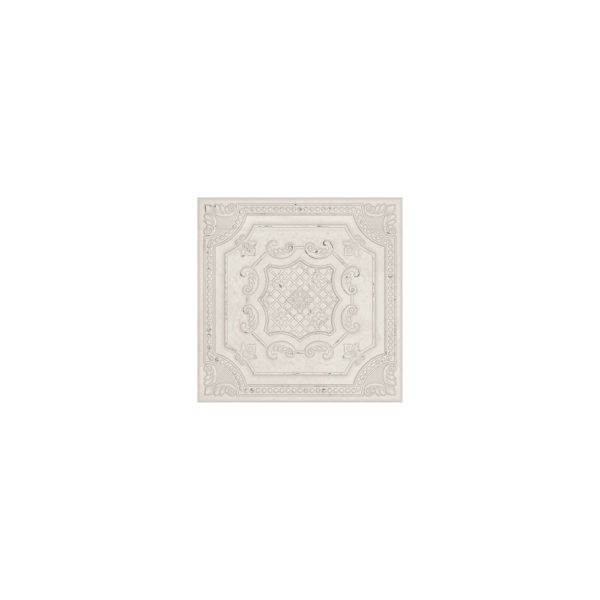 Gatsby White Patchwork Patterned White Body Wall Tile 20x20