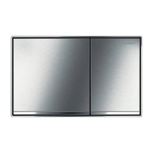 115.640.GH.1 Sigma 60 Geberit Satine Dual Flush Plate for Concealed Cistern 2 Rectangular Button