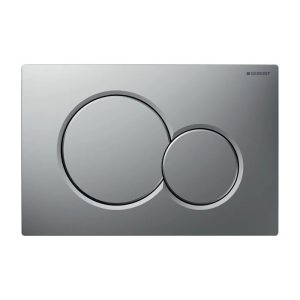 115.770.JQ.5 Sigma 01 Geberit Satine Dual Flush Plate for Concealed Cistern 2 Round Button