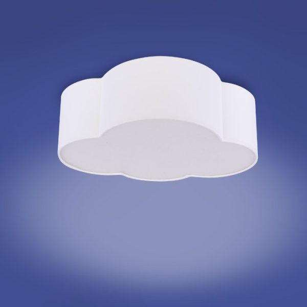 Φωτιστικα οροφησ για παιδια λευκα συννεφα αγοριστικα για παιδικο υπνοδωματιο 4228 Cloud