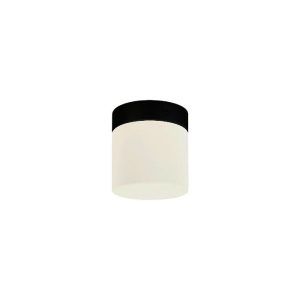 Modern Black White Cylinder Glass Metal Flush Mount Ceiling Light 8055 Cayo Nowodvorski