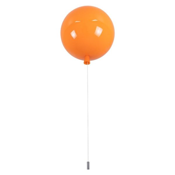 Παιδικά φωτιστικά οροφήσ πορτοκαλί μοντέρνα με διακόπτη για νεανικό δωμάτιο υπνοδωμάτιο 00650 Balloon