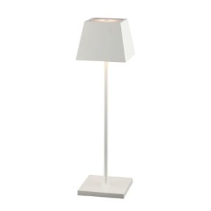 Modern White USB Rechargeable Touch Dimmable Outdoor Table Lamp Led 8397 Mahe Nowodvorski