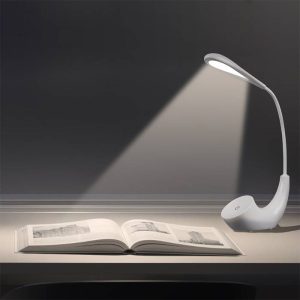 Modern White Rechargeable LED Desk Light with USB and Touch Switch 76500 Tesler