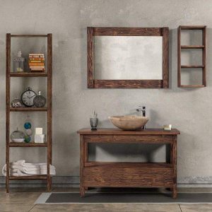 Amarullis Rustic Floor Standing Bathroom Furniture Set