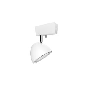 Modern White 1-Light Decorative Metal Ceiling Spot Light 9594 Vespa I Nowodvorski