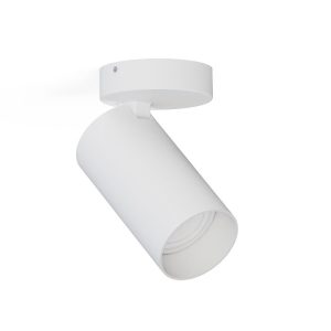 Modern White Metal 1-Light Adjustable Ceiling Spot Light 7807 Mono Nowodvorski