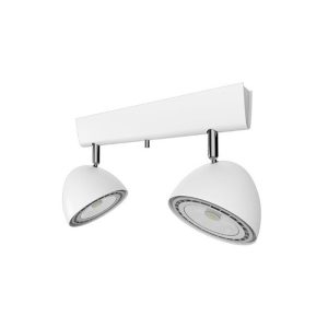 Minimal White 2-Light Decorative Metal Ceiling Spot Light 9593 Vespa II Nowodvorski
