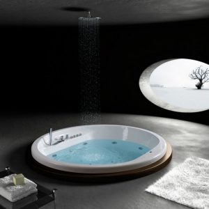 Acrilan Maiami Modern Round Bath Tub 180x180 cm