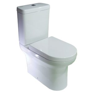 Huida Fontana Close Coupled Toilet Horizontal Outlet + 2 Soft Close Seats 36x67