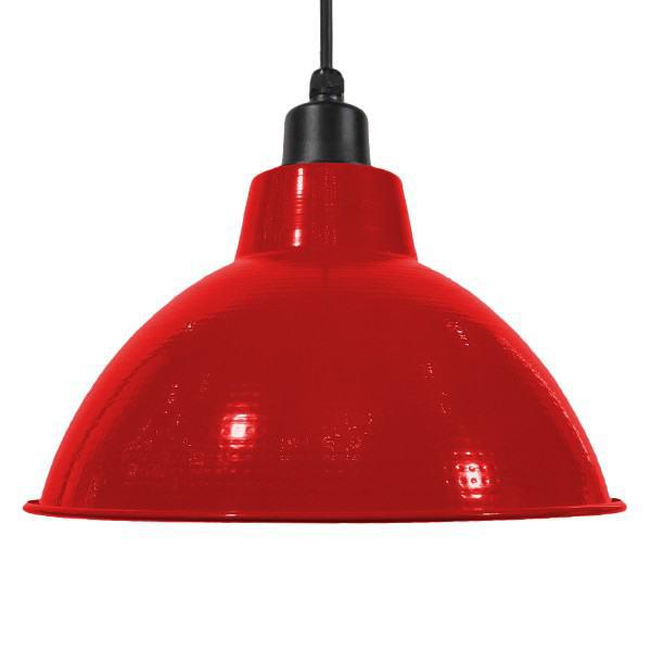 Φωτιστικά οροφήσ ημικυκλικά μοντέρνα μεταλλικά κόκκινα Louve Red 01177