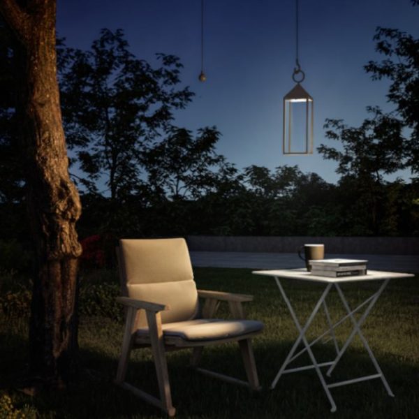 Outdoor Lantern Floor Lamp Led Modern Graphite USB Rechargeable Touch Dimmable 8177 Picnic Nowodvorski