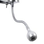 Led Arm Classic Black 1-Light with Switch On Off and Adjustable  Wall Lamp to Study  01492 ELEGANT