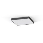 Modern Graphite Square Flush Mount Ceiling Light for Professional Spaces 7530 60×60 Soft Ceiling Led Nowodvorski