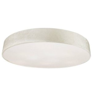 Modern Cream 9-Light Round Shaped Velvet Flush Mount Ceiling Light Ø100 8962 Laguna
