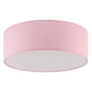 Pink Modern Round Kids Room Flush Mount Ceiling Light 3228 Rondo TK-Lighting