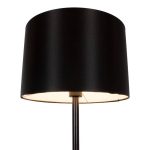 Modern 1-Light Black Floor Lamp Round Shaped Shade  00822 Globodecor