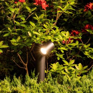 Garden Minimal Black Adjustable Metal Outdoor Floor Lamp Path Light 8158 Tubings Nowodvorski