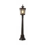 Vintage Path Post Light Antique Black Copper Outdoor Floor Lamp 115×21 IP44 4694 Amur Nowodvorski